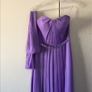 Purple formal dress